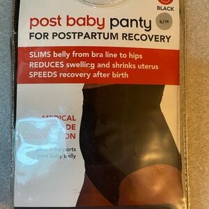 Post Baby Panty for Postpartum Recovery - Black